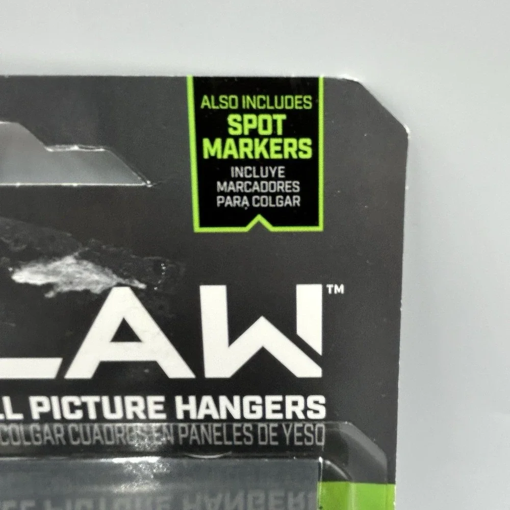 3M Claw Drywall Picture Hangers Holds 25 Pounds 4 Count‎ Spot Markers 1 Pack